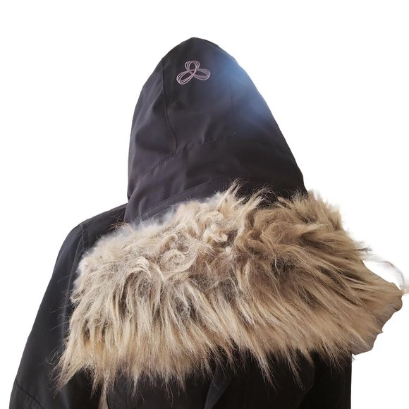 Aritzia TNA The Bancroft Black Premium Goose Down Slim Fit Parka Women's Coat S - Picture 10 of 16